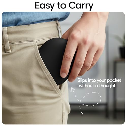 Image of Sounce Small Portable Protective Silicone Earphone Case Pouch Travel Cable Storage Holder Organizer for USB Charger Cords Earbuds and Small Accessories Headphone Keeper Black