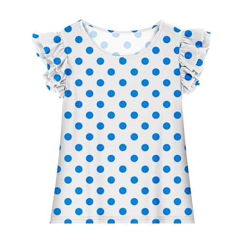 3-15Y Girls Polka Dots Tops 2025 Summer Kids Cotton Sleeveless Casual Tees Trendy Cute Loose Basic Blouses
