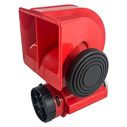 QWORK® 12V 150db Bocina de aire, Car Horn súper ruidosa para automóvil con bocina eléctrica de relé automotriz, para camión, automóvil