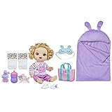 Baby Alive Bunny Sleepover Baby Doll, Bedtime-Themed 12-Inch Dolls, Sleeping Bag & Bunny-Themed Doll...