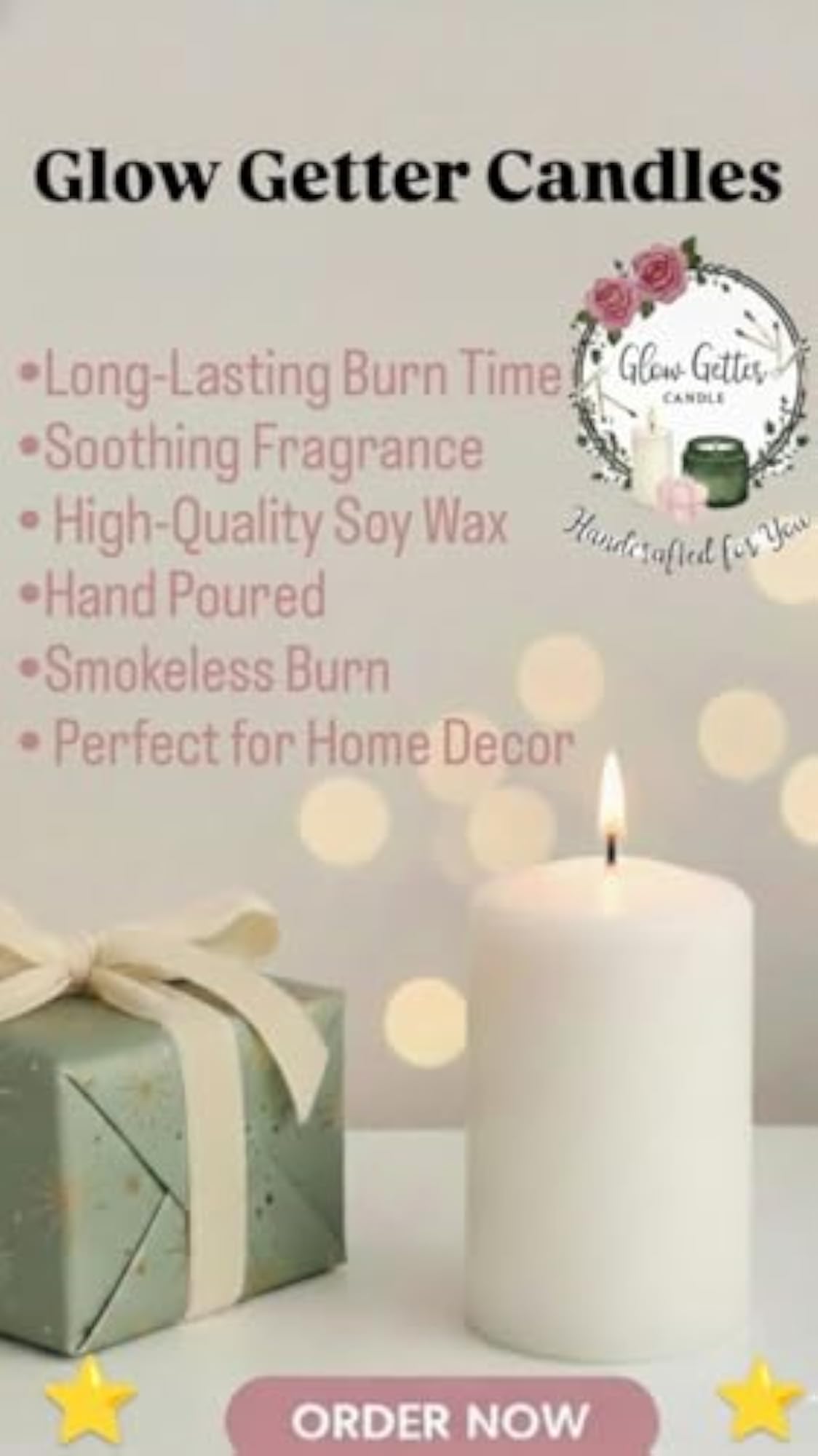 Ocean Breeze Scented Soy Wax in Premium Shell-Shaped Ceramic Jar