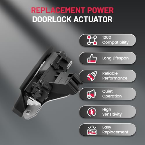 Image of SYERAL Power Door Lock Actuator Rear Tailgate Trunk Latch Compatible with Ford C-Max 2013-2018 Focus 2012-2018 Replacement for 940-129 940129 CP9Z5843150A BM5Z5843150B
