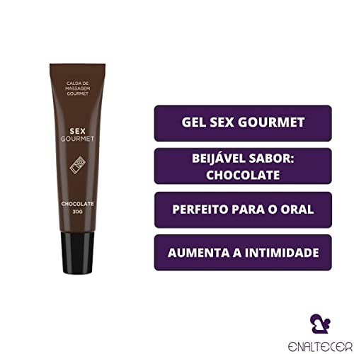 Gel Comestível Sex Gourmet Oral Beijavel Sabor Chocolate 30g
