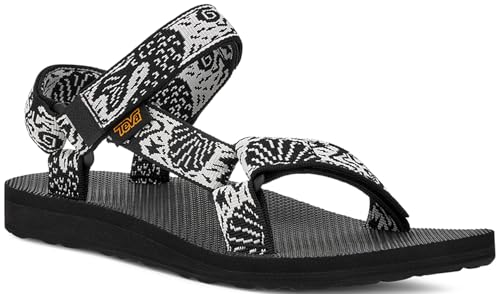 Image of Teva Women's Original Universal Sport Sandal, Sirena Black /White, 5