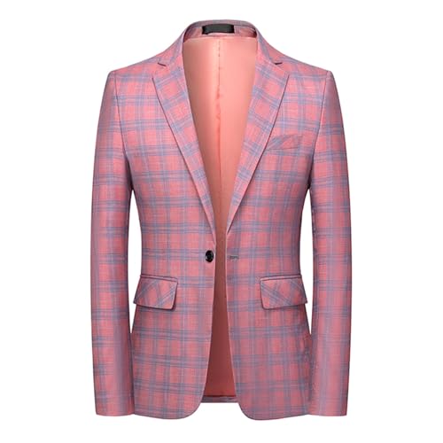 Iynnijoy - Iynnijoy Men's Plaid Blazer - Slim Fit Casual Sports Coat and Plaid Suit Jacket - Best Deal on Amazon
