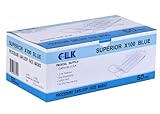 CLK MEDICAL SUPPLY ME3396B Superior X100 Ear Loop Procedure Face Masks, Easy Breathability, Light and Soft, 3-ply, 17.5 cm x 9.5 cm, Blue
