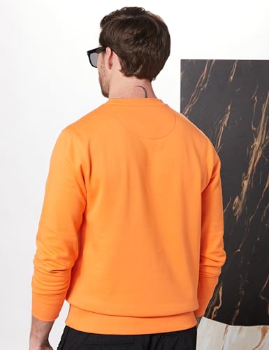 Image of Amazon Brand - Symbol Men Cotton Rich Light Weight Crew Neck Sweatshirt (Regular Fit)