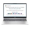HP 15-fd0261ns - Ordenador portátil de 15.6" FHD (Intel N100, 4GB RAM, 128GB UFS, Intel UHD, Windows 11) Plata - Teclado QWERTY Español - Incluye Microsoft 365 Personal 12 Meses