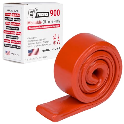 Image of 900 Moldable Silicone Putty - Orange Red