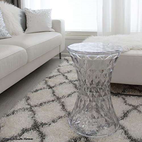 Tabouret Kartell Stone chromé argent table appoint design italien - 3