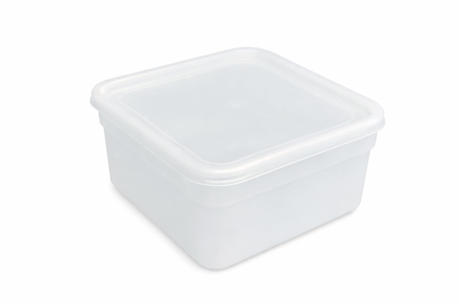 Ac Natural Acme Food Safe 2 Litre Square Ice Cream Container Tub With Lids/Plastic Food Storage Container With Lids (10)