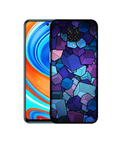 Image of Color Box Design Premium 2D Printed Metal Back Case Cover for Mi Redmi Note 9 Pro /Note 9 Pro Max /Poco M2 Pro