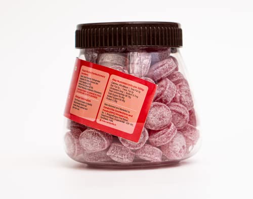 Image of CandyVille Frootfab Strawberry Candy Jar (400 Gram) | Fruit Flavoured Candy