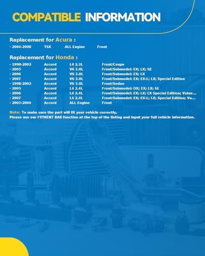 Image of PHILTOP 19B2069 19B2068 Rear Disc Brake Caliper Assembly Fit for Accord 1998-2007, TSX 2004-2008, Pair Set of 2 Rear Driver and Passenger Side