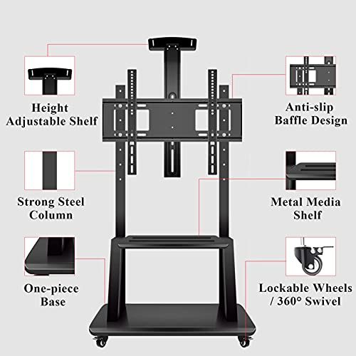 Soporte para TV de Piso Ajustable de 32 a 75 Pulgadas miniatura 7