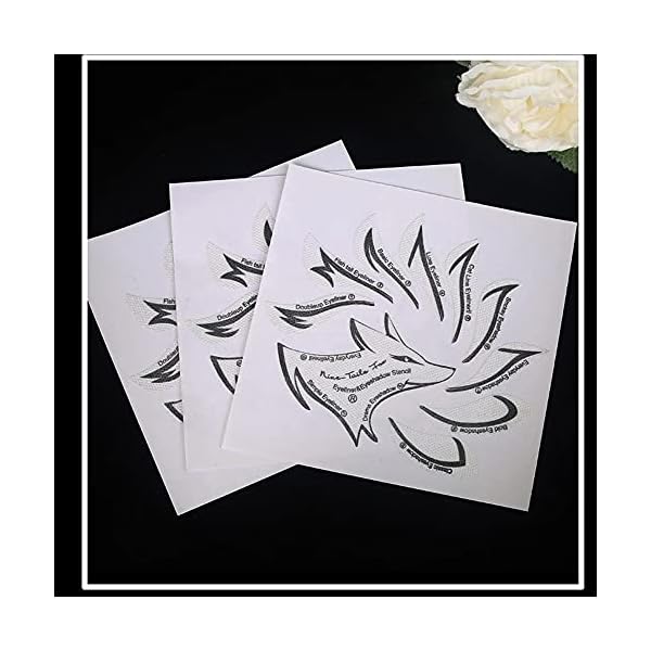 Professional Eyeliner Eyebrow Stencil Eyeshadow Stamp Pads Stencils Patches Stickers Cat Winged Eyeliner Tape for Eye…