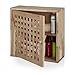 Produktbild Relaxdays Wandschrank, Walnuss, 2 Fächer, Magnetverschluss, Hängeschrank Badezimmer, Küche, HBT: 42 x 42 x 18 cm, Natur