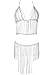 MineSign Sexy Jewelry Set Womens Rhinestone Body Chain Bra Belly Dress Chains for African Swimsuits