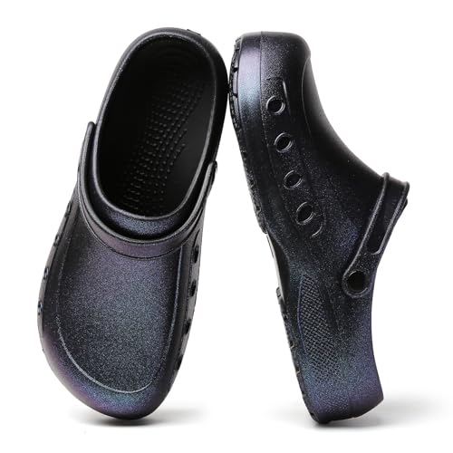 Image of Meidiastra Men Chef Clogs Slip Resistant Garden Clogs with Arch Support Safety Nursing Shoes Work Shoes Water Oil Resistant for Men Food Service