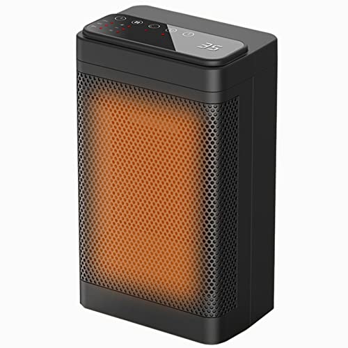 WRTN Chauffage d'espace, Mise à Niveau 2022 télécommande Ventilateur en céramique PTC Chauffage électrique de Bureau économie d'énergie pour intérieur Chambre Salon Bureau