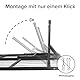 Zinus SmartBase Bett 140x200 cm - Höhe 35 cm - Ideal für ein Gästebett - Stauraum unter dem Bett - Schwarz