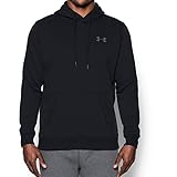 Under Armour Men's Rival Fleece Fitted Hoodie,Black /Graphite, Medium