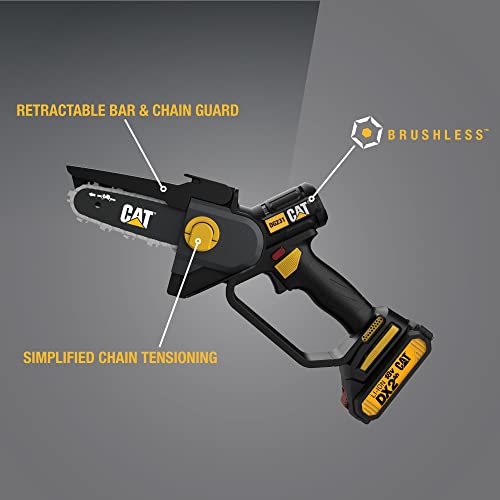 Sierra de podar inalámbrica Cat 18V Brushless 5” DG231 miniatura 2