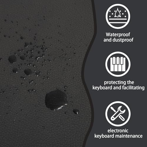 Keyboard Dust Cover,Digital Piano Light Accessories Waterproof Protective Scratch-Proof Premium Anti-dust Covers Cloth,Thickening Electronic Organ Update keyboards Protector Encasement,for Yamaha