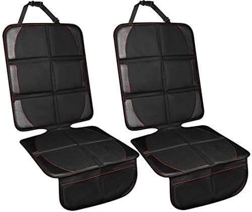 BOSKING 2 protectores de asiento de coche para bebé, protección portátil contra manchas negras, antideslizantes, para niños y mascotas, coche SUV (2) Cover