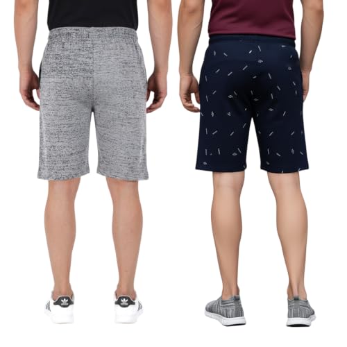 Image of GUIDE Men's Regular Fit Printed Cotton Shorts