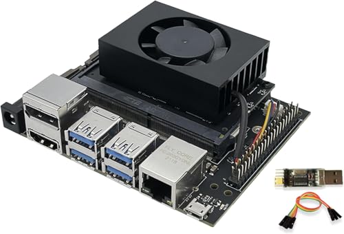 Image of Jetson Nano Developer Kit 16G eMMC on board for machine learning with AI