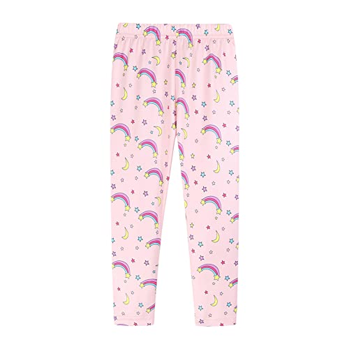Image of Mud Kingdom Little Big Girls Leggings Cute Printing Polyester Stretchy Fashion Spring Summer