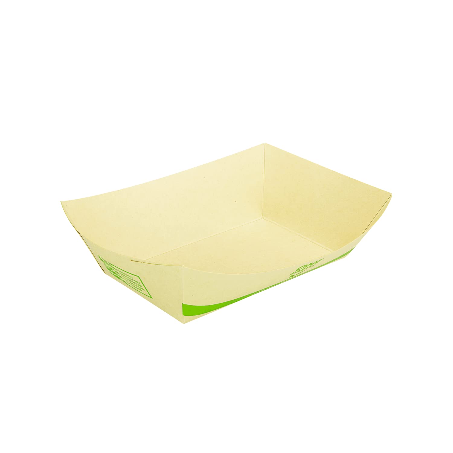 KARAT EARTH Bamboo Food Tray (Natural, Generic Print), 2.5 lb, KE-FT250N - 500 ct