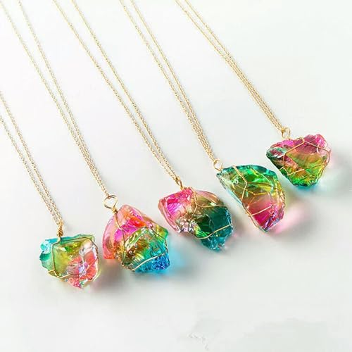Chaîne de Pendentif en Cristal Naturel pour vos Séances de Yoga au Quotidien