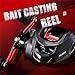 AC Baitcasting Reel Saltwater Freshwater Fishing Reels Max Drag 8KG Light Surf Cast Reel Baitcaster Reels (Right Hand)