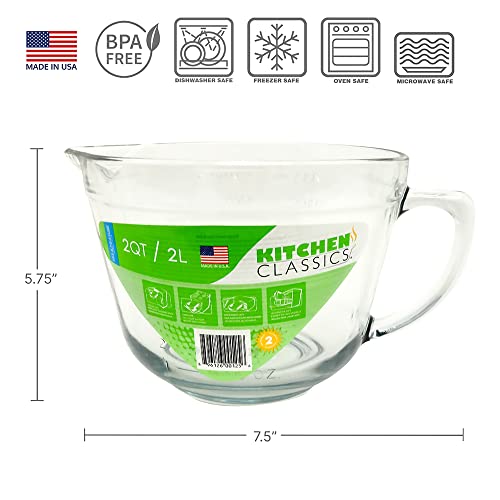 Bowl para mezclar y medir 2 cuartos miniatura 2