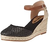 Suela antideslizante Refresh 79458, Sandalias con cuña Mujer, Negro, 37 EU