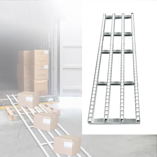 Heavy Duty Industrial Roller Conveyor System - Stainless Steel Conveyor Table for Warehouse & Loading Dock - Durable 118