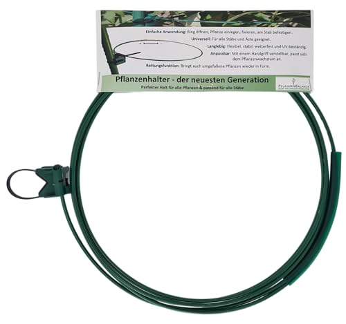 Pflanzenstütze für große Stauden wie Hortensien & Pfingstrosen | 1x Staudenhalter L Ø 40–75 cm – Verstellbar, stabil & wetterfest | Passend für alle Stäbe