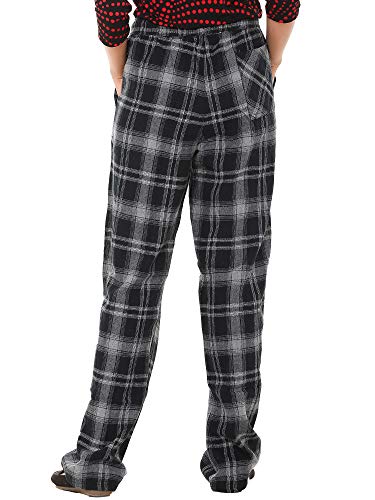 Image of Womens Multicolor Cotton Checkered Pyjama | Checks Pajama for women with Elastic & Drawstring Plus Size (S TO 8XL)