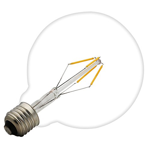 15 stuks Edison gloeilamp, grote led-lamp, G125 (φ125 mm), met E27-fitting flexibel filament, warmwit (2200 Kelvin), 360… - Afbeelding 6