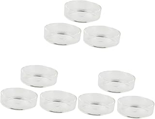 Cabilock Comedouro 9 Pçs Prato De Camarão Prato De Alimentação De Camarão Alimentador De Bacia De Comida De Camarão Alimentador De Prato Tigela De Comida Tigela De