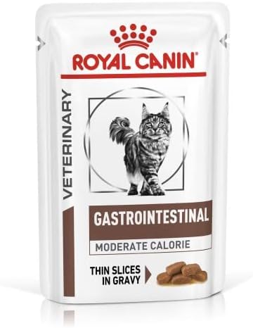 Moderate Calorie Gastrointestinal Veterinary Health Nutrition Cat Food 48 x 85g sachets