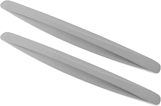 KeepCart Car Bumper Protector Guard Carbon Fiber Anti-Collision Strip Sticker Anti-rub Edge Lip (Gray Pack of 2)