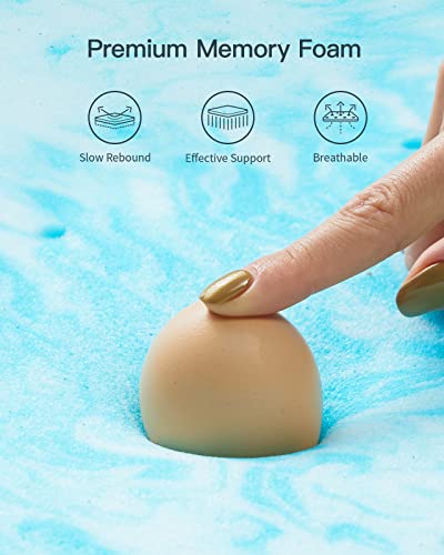 Perlecare PCMTQ34 3 Inch Queen Memory Foam Mattress Topper thumb #1