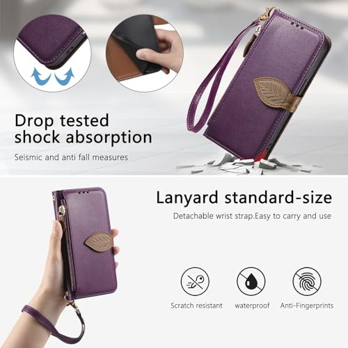 Étui Moto G05 violet pour ranger vos cartes et sécuriser votre mobile - 5