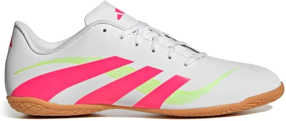 Chuteira Futsal Adidas Unissex Predator Essentials 25.5 Cloud White/lucid Pink/lucid Lemon Id3865