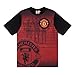 Manchester United FC Official Boys Sublimation Short Pyjamas Red 10-11 Years