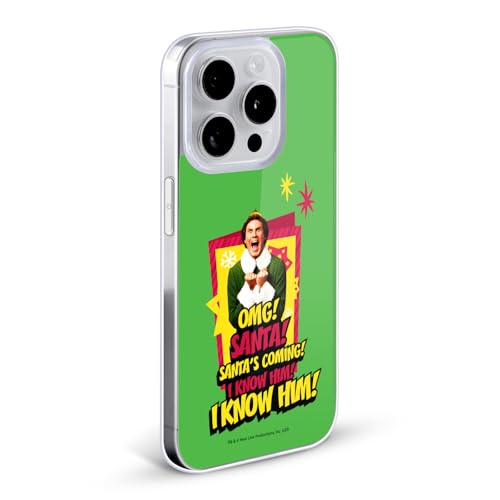Funda de gel para iPhone 15 con diseño de la película Elf 2