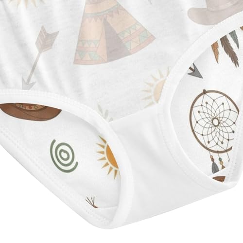 Toddler Girl Briefs, Dreamcatchers Cotton Underwear Girls, 2T–8 Years4